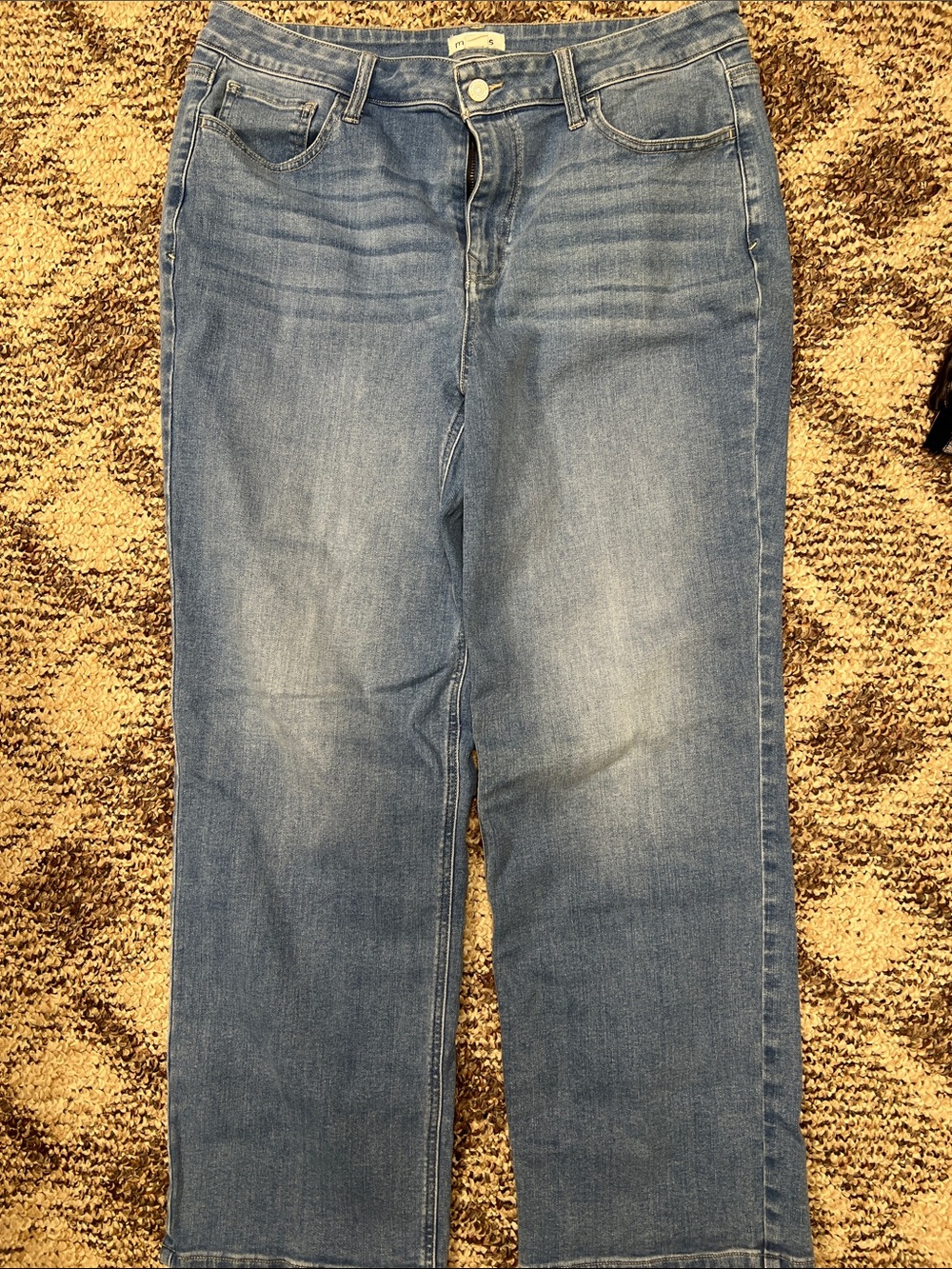 Maurices Light Blue Straight-Leg Women's Jeans